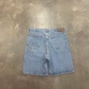 Vintage Y2K wrangler‎ blue men's faded baggy distressed jorts